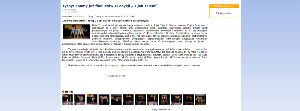 T jak Talent 2012